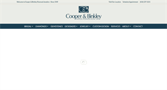 Desktop Screenshot of cooperandbinkleyjewelers.com